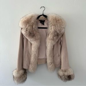Fur jacket y2k
